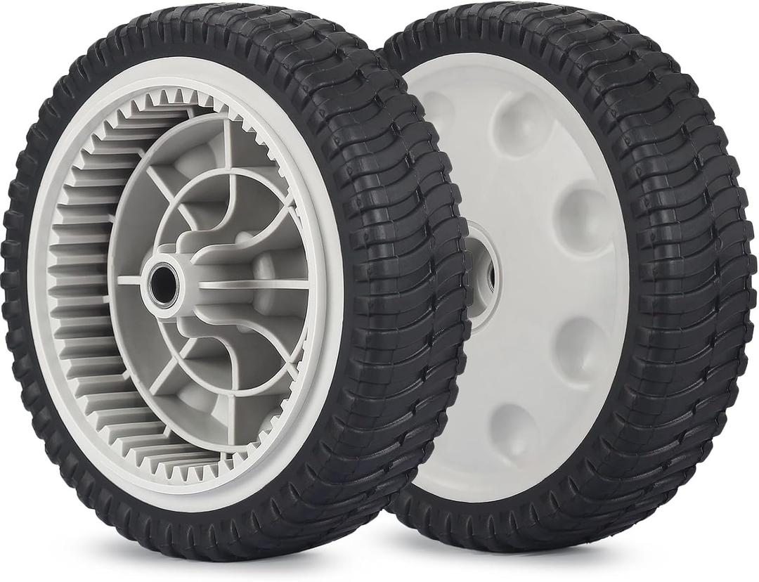 GICOOL 734-04018 Lawn Mower Front Drive Wheels, 8 Inch Wheels for MTD 734-04018A 734-04018B 734-04018C 12AV569Q597 Troy-Bilt TB240, Pack of 2