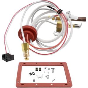 Pilot Burner Assembly Replacement Kit Compatible with Rheem, Ruud, Richmond Water Heaters NG with LP Orifice Replace# SP20824, SP20754, SP21058, SP21059, SP20800