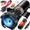 12V RV Portable Macerator Waste Pump for Sewage, 12GPM Suction 3.2 feet Lift 10 feet, Complete RV Macerator Pump Kit for Right Out of Box