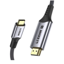 USB C to HDMI 2.1 Cable 5Ft (8K@60Hz,4K@144Hz,2K@240Hz) [Thunderbolt 3/4/5 Compatible] Supports HDCP 2.3 & HDR10, High Speed 48Gbps for XPS, Galaxy S22, Gaming Monitor