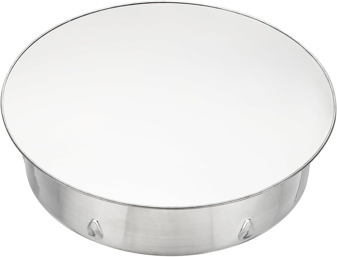 PATIKIL Chimney Hole Cap, 200mm(8 Inch) Tightness Adjustable Round Stainless Steel Flue Hole Cover Stove Pipe Cap Pipe Cover for Kitchen Balcony Sewer, Silver Tone