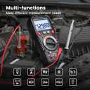 KAIWEETS HT118E Digital Multimeter TRMS 20000 Counts with Higher Resolution Auto-Ranging Voltmeter Accurately Measures Voltage Current Resistance Diodes Continuity Duty-Cycle Capacitance Temperature