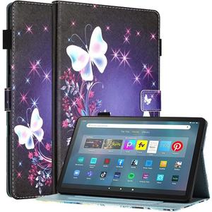 Fancity for Amazon Kindle Fire Max 11 Case (13th Generation, 2023 Release) 11" - Stand Cover Case for Fire 11 Tablet with Smart Auto Wake/Sleep & Pencil Holder, Butterflies