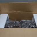 Electric Fireplace Logs Inserts Heater with Infrared Remote Controller 5 Flame Brightness 24 H Timer Overheating Protection for Home and Office Decor Black