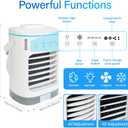 Portable Air Conditioners, 900ML Mini Portable AC Unit with 2-8H Timer,Evaporative Air Cooler Mini Air Conditioner Fan with 4 Speeds,Portable Cooler Fan for Desk, Home, Office, Bedroom, Camping Car