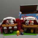 Toys for 1 2 3 Years Old Boys and Girls, Big Barn Playset with Farm Animal, Preschool Montessori Toy, Farm Playset with Big Red Barn & Farmer, Christmas & Birthday Gift Toy for Kids