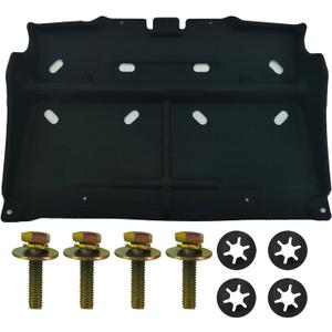 DYRDINSHOW Engine Splash Guard with Mounting Screws for 2015-2020 Ford F150 Gasoline Engine, Replaces ML3Z-7222-D, Not Compatible with Raptor or 3.0L Diesel Models