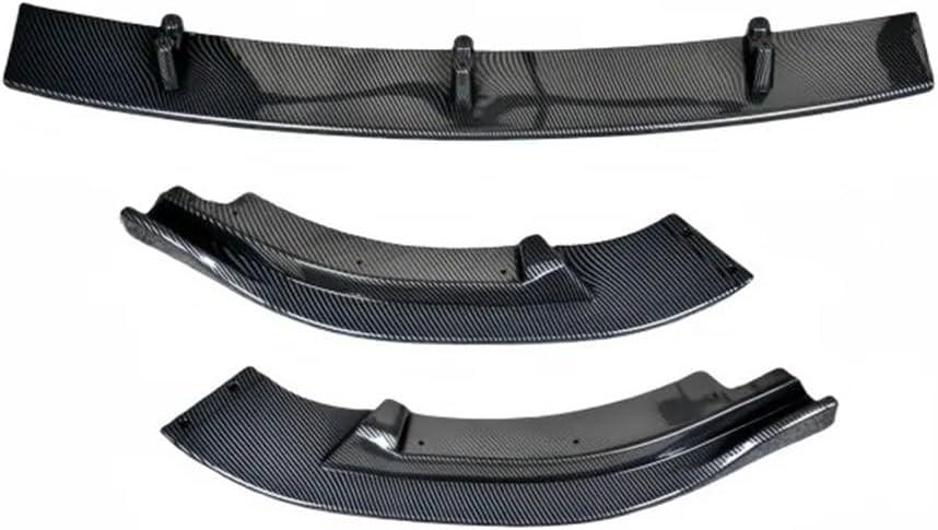 Car Front Bumper Splitter Lip Compatible with VW Golf 6 GTI MK6 Diffuser Spoiler Cover Lower Splitter Blade Guard Body Kit (Carbon Look)