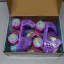 SULIFEEL Kids Adjustable Quad Roller Skates,Toddler Beginner Roller Skates for Girls and Boys Age 2-5 Years Old (Unicorn Purple)