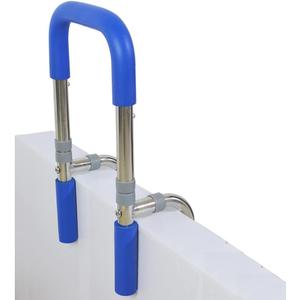 Anti-Slip Bathtub Grab Bar Safety Bar for Seniors and Handicap - for Assistance Getting in and Out of Tub, Easy to Install on Most Tubs