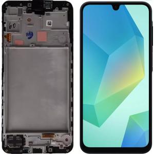 for Samsung Galaxy A16 5G LCD Screen Replacement for Samsung Galaxy A16 5G SM-A166B SM-A166P SM-A166E Display Touch Digitizer Assembly Repair Kits with Frame(Black, Not fit for 4G)