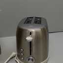 Amazon Basics 2 Slice Cool Touch Stainless Steel Toaster with 7 Browning Settings, Extra Wide Slots (for Bagels, Waffles, Specialty Breads), Removable Crumb Tray, Cancel Button, 800W, Brushed Silver