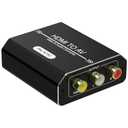 HDMI to RCA, HDMI to AV Converter, Composite Video Audio Converter Adapter, Supports PAL/NTSC for Fire Stick and Roku, Apple TV, PC, Laptop, Xbox, HDTV, Blu-Ray, DVD Player