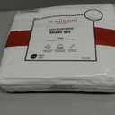 Mellanni King Sheets Set - 4 PC Iconic Collection Bedding - Hotel Luxury, Extra Soft, Cooling Bed Sheets - Wrinkle, Fade, Stain Resistant (King, White)