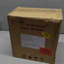 Bonsaii Paper Shredder for Home Use, 3.4 Gal Wastebasket, 6 Sheet Crosscut Paper Credit Cards, Staples, and Clips Shredder for Home Office Use, Portable Handle Design (C237-B New Version)