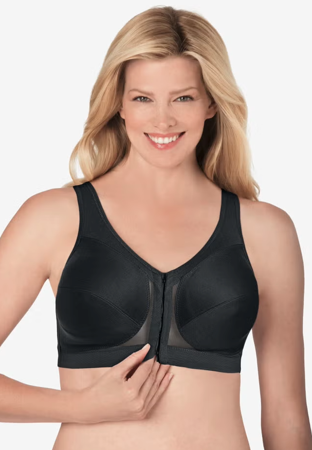 Glamorise® Magic Lift® Front-Close Posture Wireless Bra, Size 56C