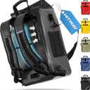 HITWAY 3 in 1 Bike Bag Waterproof Bike Pannier Bag 29L Large Capacity Bike Rack Bag Professional Cycling Accessories for Bicycles (Black)