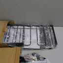 CCCEI Modular Power Tool Organizer Wall Mounted 6 Drill Black with 8 Sockets Heavy Duty Metal Shelf with Battery Shelf