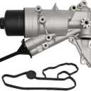 Engine Oil Filter Housing Compatible with GL450 E550 S550 GL550 CLS550 GLS550 E63 E63 S63 G63 ML63 CL63 SL63 GL63 GLE63 GLS63 SLK55 AMG S 2011-2019 Replaced for 2781800710 2781800610