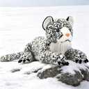 MaoGoLan 47” Snow Leopard Stuffed Animal for Kids Girls - Giant Stuffed Leopard Cheetah Plush Toy Big Large Tiger Safari Stuffy, Mothers Day Valentines Birthday Gifts Baby Shower Party Decor
