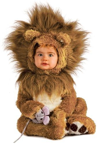 Rubies Infant Noah's Ark Lion Cub Romper, Brown/Beige, 0-6 Months for themed parties and Halloween