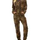 Alexander Del Rossa Adult Onesie Pajamas for Women, Hooded Fleece Adult Onesies for Women (A0322W10SM), Size S