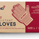 2Set Red+Blue Extreme Heat Resistant Oven Gloves Cooking Gloves for BBQ, Grilling, Baking, Cutting, Smoker Fireplace, Household Essentials