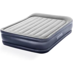 Intex Dura-Beam Plus Deluxe 16.5" Queen Air Mattress with Built-in Pump