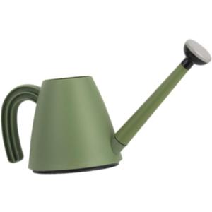 1.8L Watering Can with Long Spout and Removable Nozzle for Garden Plants, Green