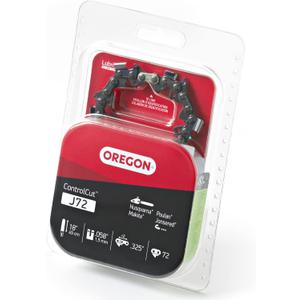 Oregon J72 ControlCut 18-Inch Chainsaw Chain, Fits Husqvarna, Makita, Poulan, Jonsered Grey