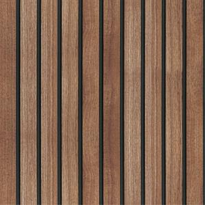 Abyssaly Wood Slat Wallpaper Peel and Stick, Brown Shiplap Wood Grain Contact Paper, Removable Self Adhesive Faux Wood Panel Wall Covering for Cabinets and Drawers 17.7 in X 393.7 in