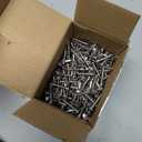 (250 pcs)#8×1" Phillips Truss Head Wood Screws Stainless Steel 410 Quick Metal Self Tapping
