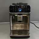Philips 4400 Series Fully Automatic Espresso Machine  12 Hot & Iced Coffees, Quick-to-Clean LatteGo Milk System, SilentBrew, QuickStart, Ceramic Grinder, Black Chrome (EP4444/90)