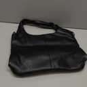 Hobo Purses and Handbags for Women Large Crossbody Bags PU Leather Tote Bag Shoulder Bag Satchel Bag (Black)