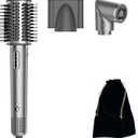 FENTGO Hair Dryer Brush Volumizer 3 in 1 Hot Air Styler for Women: High-Speed Blow Dry Brush for Volume, Straightening and Fast Drying (Grey)