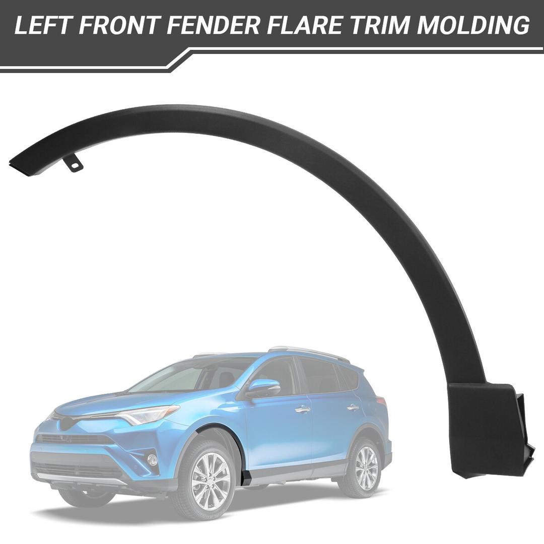 LH Front Fender Flare Molding Trim Left Diver Side For Toyota RAV4 2016-2018 US