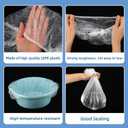 Dunzoom 300 Transparent Pedicure Liners 13.8 x 19.7 Inches Disposable Unbreakable Pedi Liners Disposable Fits Most Tub and Pedicure Foot Spa Home Use