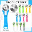 12 Pcs 45mm Fabric Rotary Cutter Precision Cloth Cutting Tool with Safety Lock for Sewing, Arts Crafts with Comfortable Handle Craft Supplies