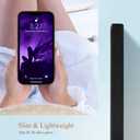 OOK Designs for iPhone 13 Case Glitter Purple Butterfly Nebula Space Design Hard PC+Soft TPU Bumper Anti-Slip Ultra Thin Cover Protective Shockproof Case for iPhone 13