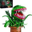 Audrey II Building Block Kit, Cannibal Flower Building Blocks Toys Compatible for Lego, Little Shop of Horrors Cannibal with Openable Mouth Gift for Tv fans Birthday Christmas Halloween (344pcs)