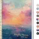 2 x Monthly Planner 2026-2027, Aesthetic 2 Year Months Planner Calendar, 24-Months from January 2026 - December 2027, 26-27 Monthly Calendar Planner, Perfect for School Office Home, 7" x 10" - Sunset