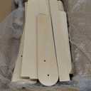 Wooden 2 Step Stool for Kids Bathroom Foldable 2-Step for Toilet Potty Training, Child Stepping Stool for Kitchen Nursery Bedroom