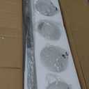Espird Chrome Bathroom Light Fixtures, 4 Light Bathroom Vanity Light with Clear Glass Shade, 30 in Modern Vanity Light, Bathroom Lighting Fixtures Over Mirror for Bathroom/Living Room