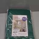 MIULEE Christmas Hunter Green Back Tab Blackout Curtains 84 Inch Length 2 Panels Set for Living Room Bedroom, Rod Pocket/Pinch Pleat Thermal Insulated Room Darkening Pleated Light Blocking Drapes