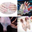 Massive Beads 7800pcs Hotfix Iron Flatback Glasses 5 Sizes Rhinestones Crystal for DIY Project Making with Tweezers and Picking Pen for Bags, Shoes, Clothes and Manicure(Amethyst, 5 Sizes)