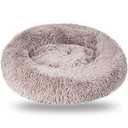 Zone Tech Medium Round Cushion Pet Bed - Premium Quality Washable Donut-Shaped Ultra Soft Plush Cushion Bed for Pets