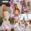 BARSDAR Blonde Wavy Clip in Hair Extensions - 20 Inch Loose Wavy Layered Clip in Hair Extensions for Women, 5 PCS Lace Weft Soft Synthetic Dirty Blonde Balayage Hairpieces Voluminous Easy Wear