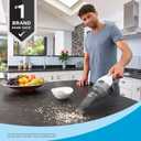 BLACK+DECKER Dustbuster Cordless Handheld Vacuum, Portable Car Vacuum Cordless Rechargeable, Wall Mount, Strong Suction QuickClean (HNVC215B10)