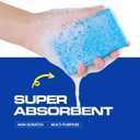 SCRUBIT 48-Count Sponges Kitchen for Dishes Cleaning - Non-Scratch Dish Scrub Sponge - Natural Cellulose Kitchen Sponges