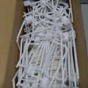 Treela 90 Pack White Chinese Japanese Paper Lanterns Decorative Hanging Ball Paper Lantern Lamps for Wedding Birthday Party Baby Shower Home Decorations(4 Inch)